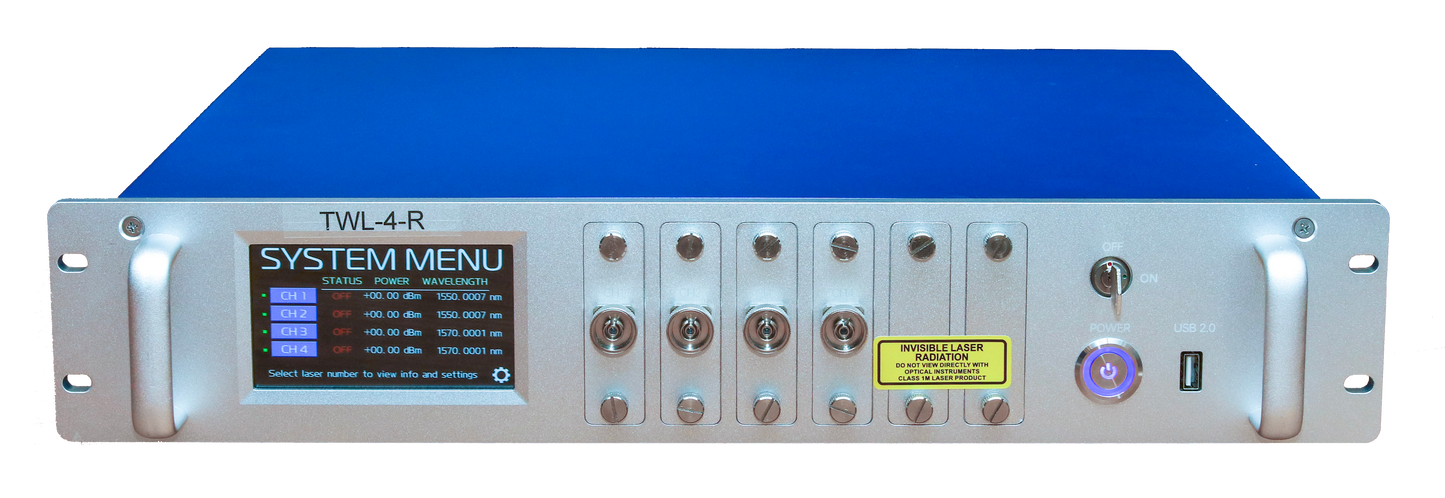 C/L-band Tunable Wavelength Laser Rackmount, 4 Channels