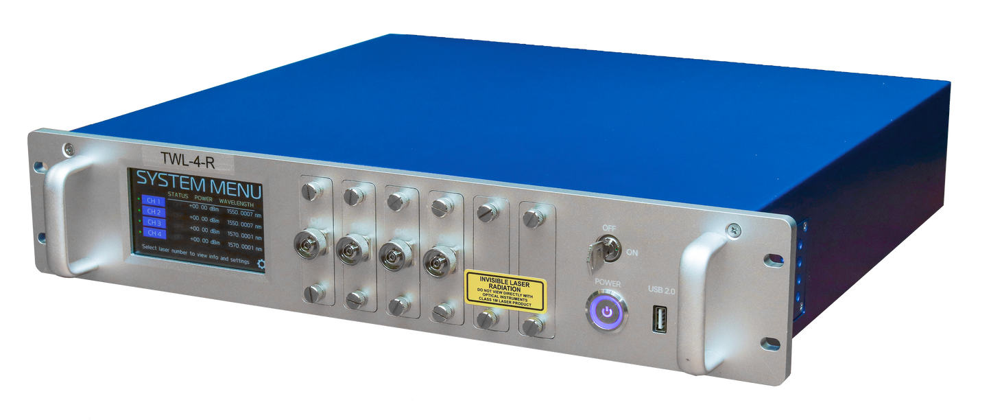 C/L-band Tunable Wavelength Laser Rackmount, 4 Channels